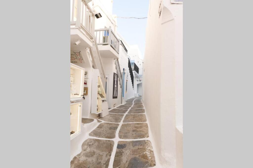 Traditional Myconian Studio In The Heart Of Chora Mykonos Town 外观 照片